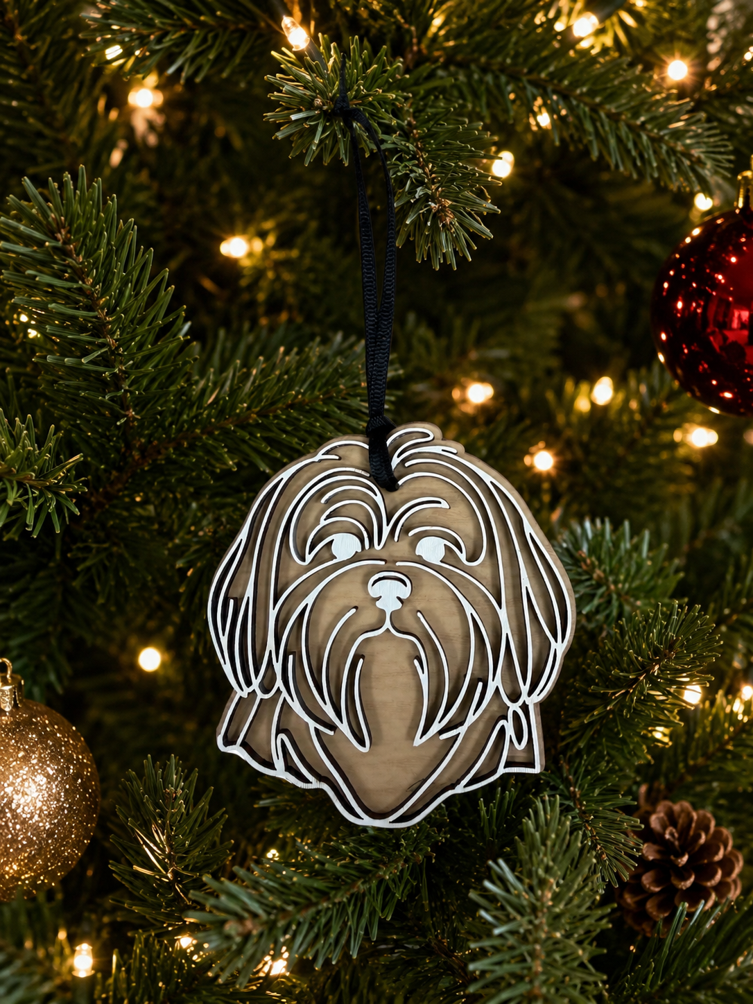 Dog Multilayer Holiday Ornament (Wholesale)
