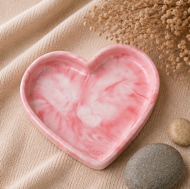 Heart Shaped Jewelry Tray Large - Luxe Collection
