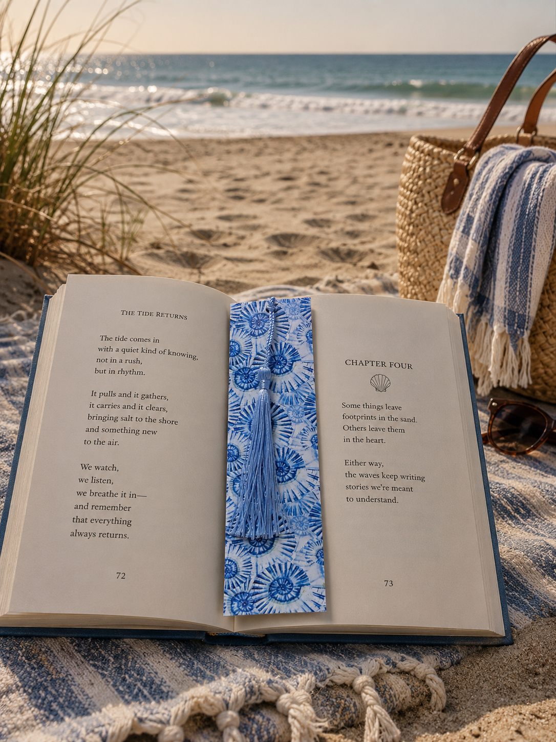 Blue Shells Bookmarks
