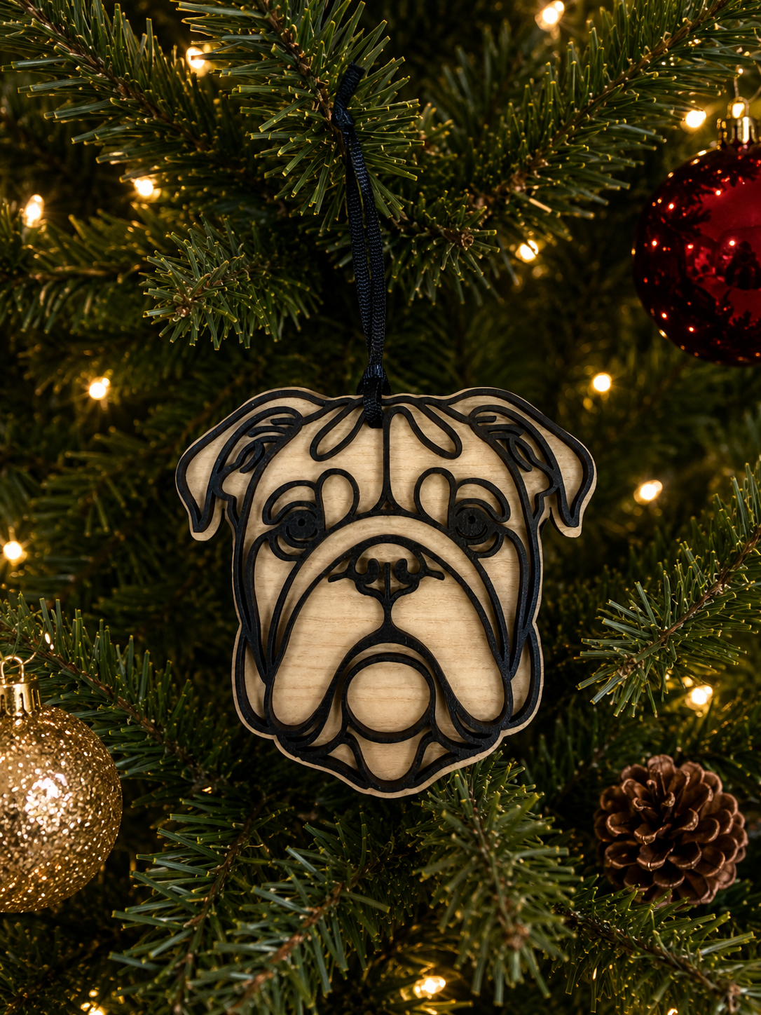 Dog Multilayer Holiday Ornament (Wholesale)