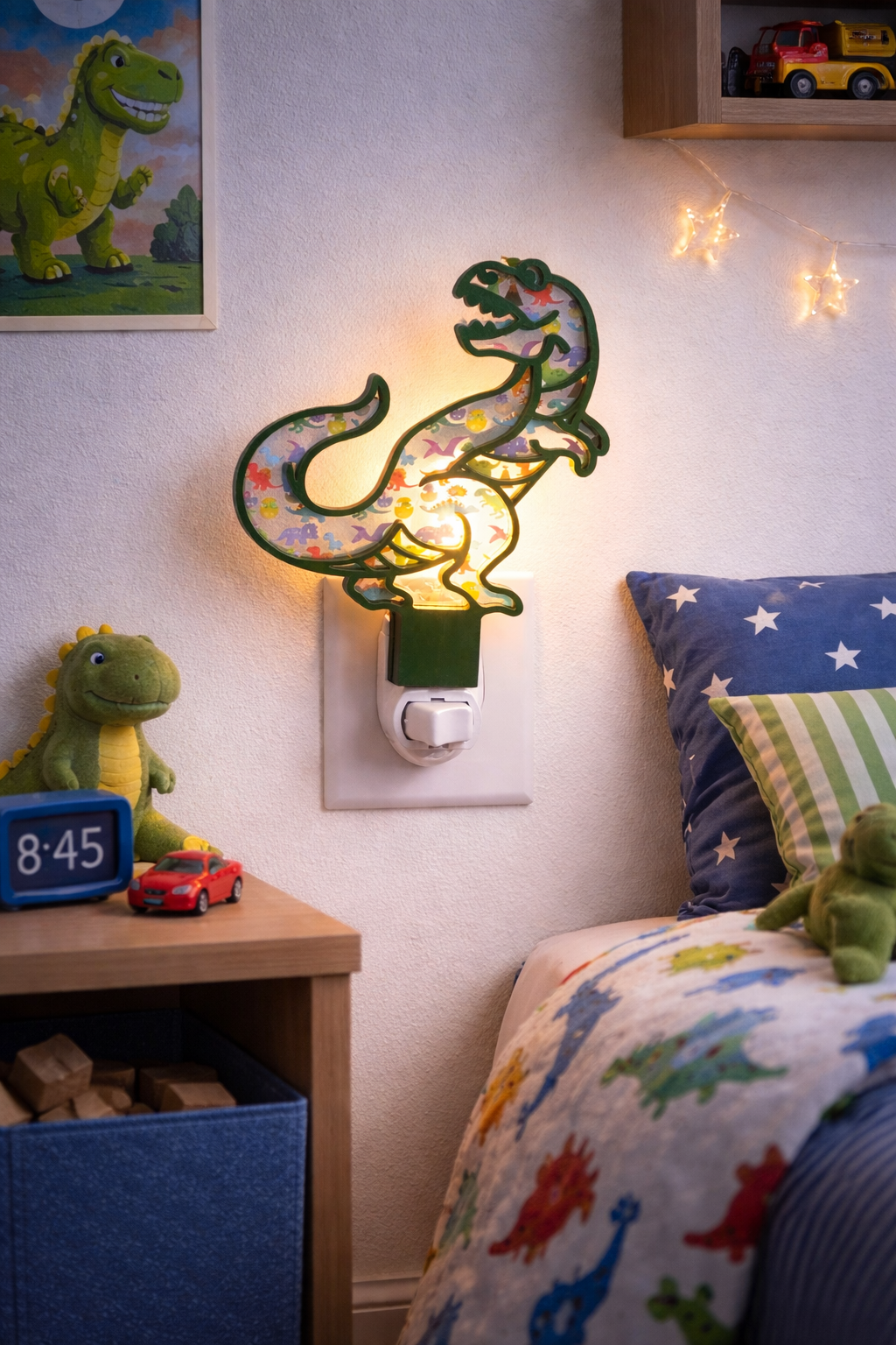 Dinosaur LED Nightlight - Boy Themed Dino Night Lights