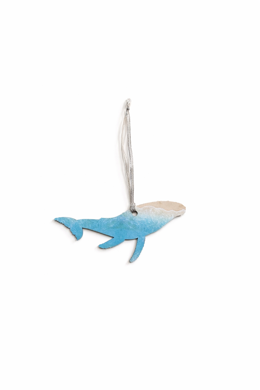 Ocean Themed Whale Christmas Holiday Ornament