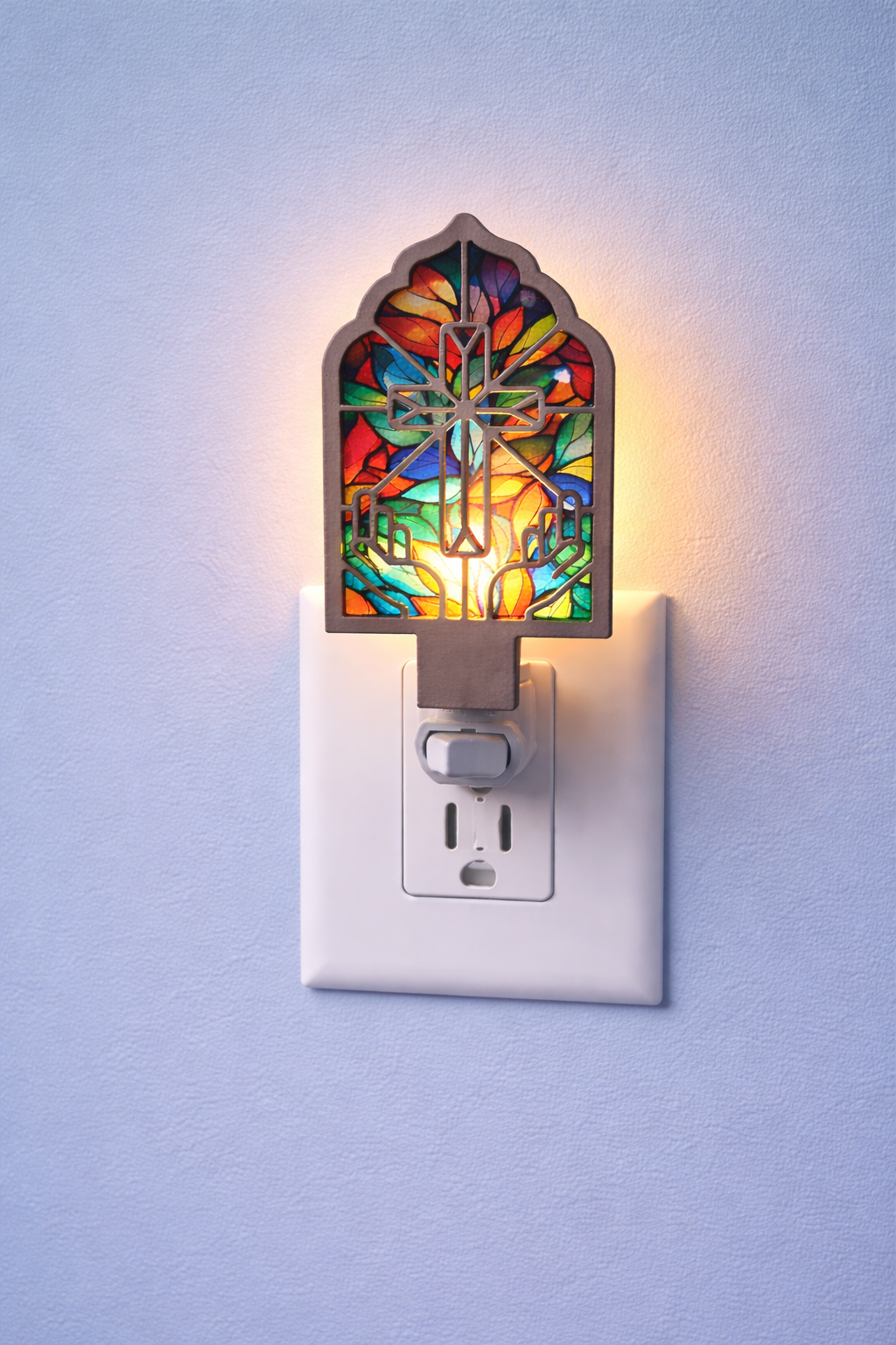 Cross Religious Themed Nightlight Christian Night Light
