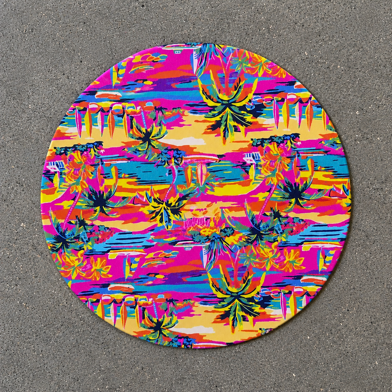 Miami Style Tropical Coasters (Set of 4)
