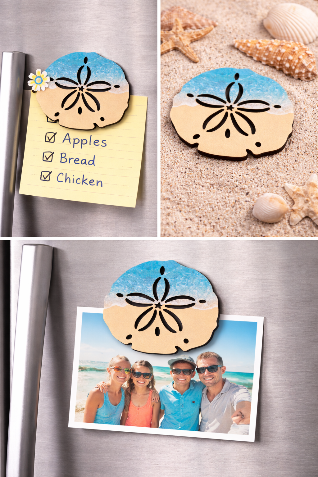 Sand Dollar Coastal Magnet - Name Drop Available (Wholesale)