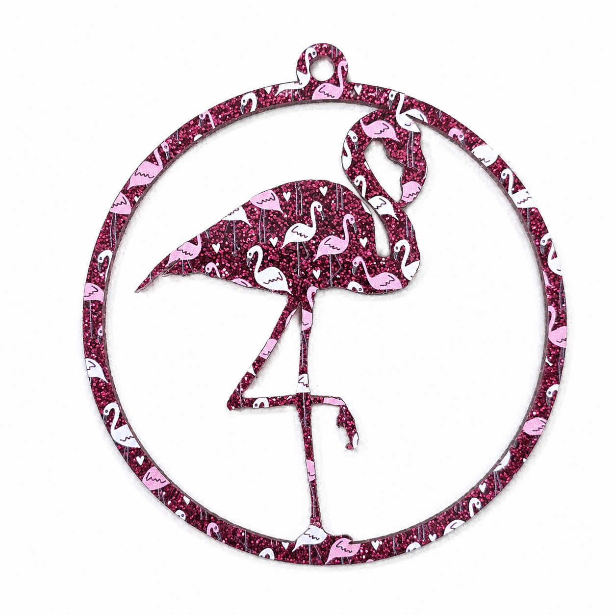 Flamingo Tropical Holiday Ornament (Wholesale)