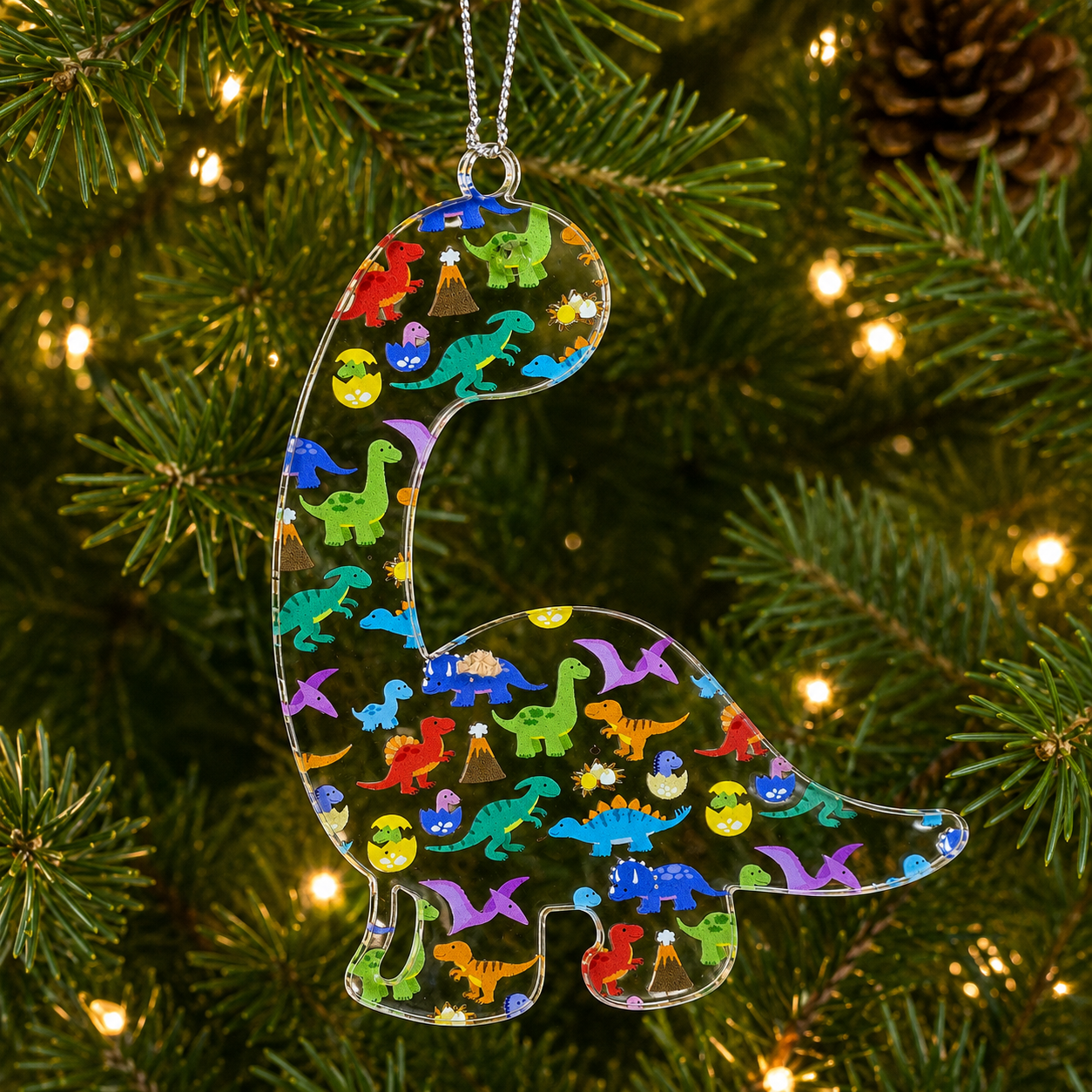 Dinosaur Holiday Ornament (Wholesale)