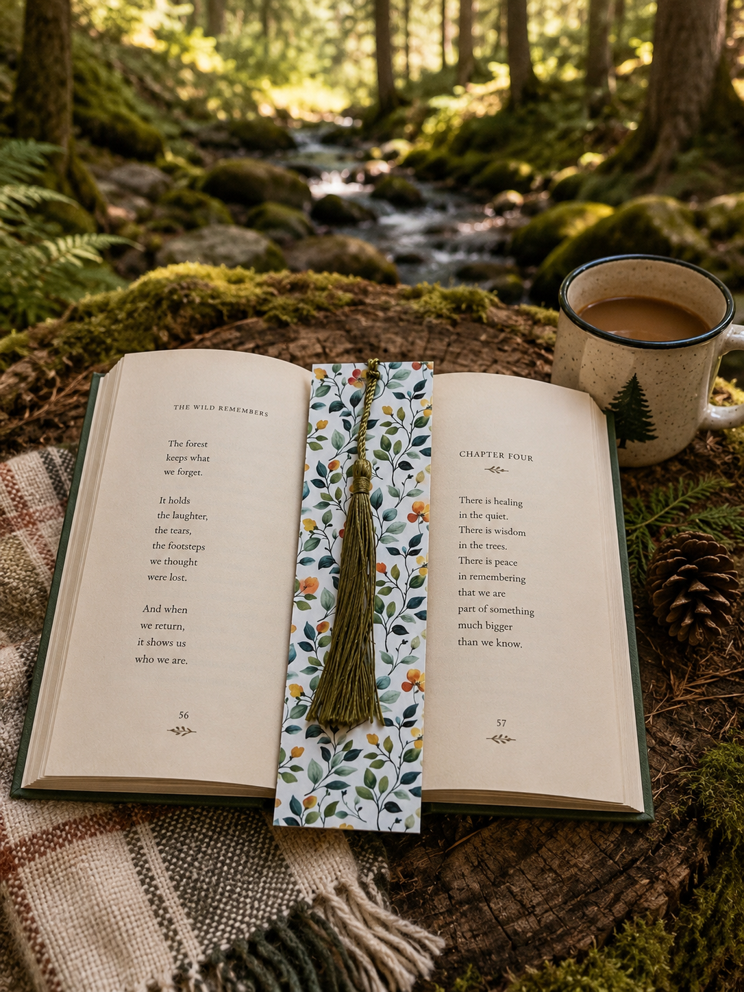 Yellow Vines Bookmark