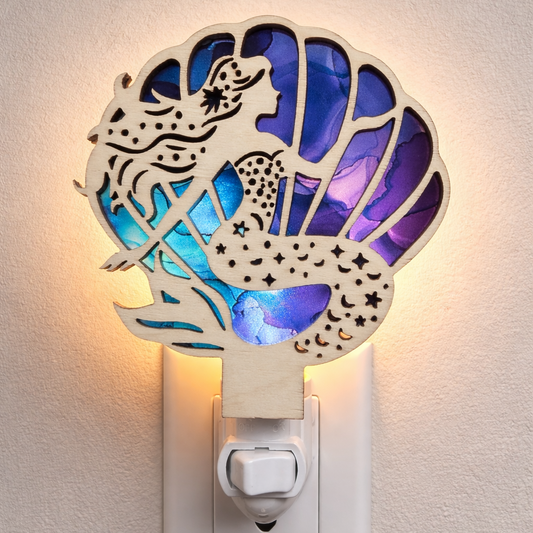 Mermaid LED Tropical Coastal Night Light (Wholesale)
