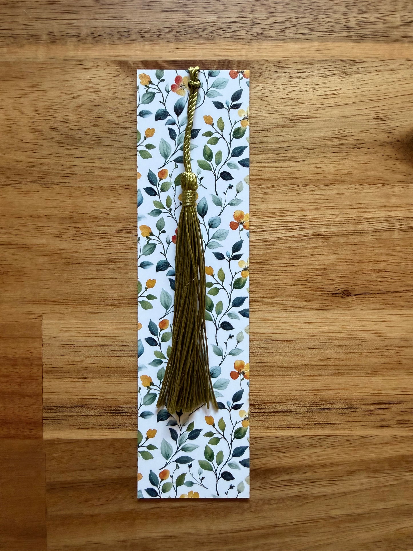 Yellow Vines Bookmark