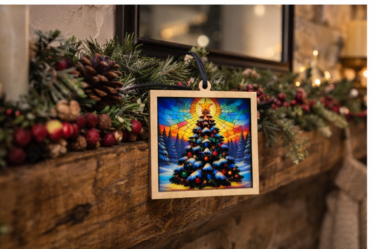 Christmas Tree Holiday Ornament & Christmas Suncatcher (Wholesale)