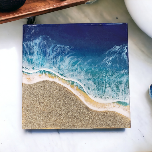 Beach Decor Wall Art #2 - Epoxy Resin Beach Decor