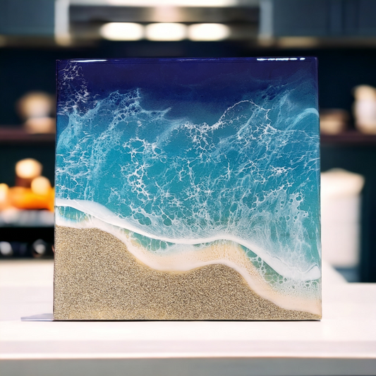 Beach Decor Wall Art #1 - Epoxy Resin Beach Decor