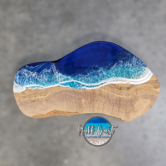 Sarasota Epoxy Art Class - February 15th @ 11am - Olivewood Charcuterie Epoxy Resin Art Class