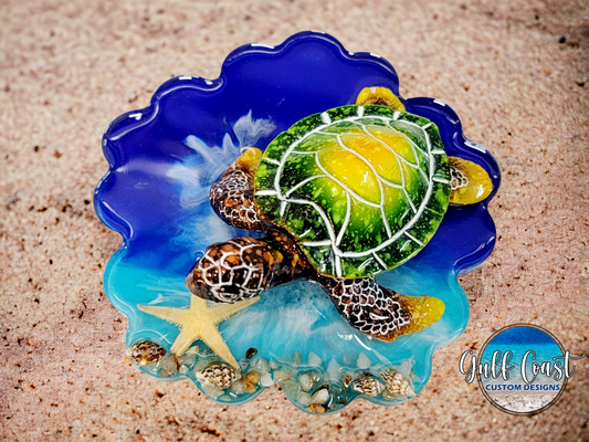 Turtle on the Shore Decor & Ornaments