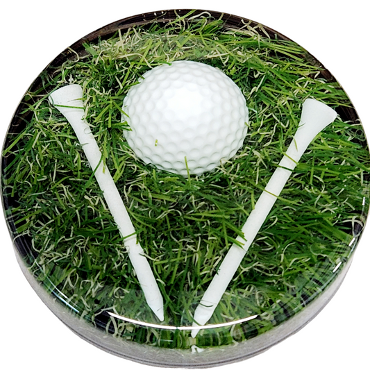 "Fore Play" -- Custom Golf Ball Coasters