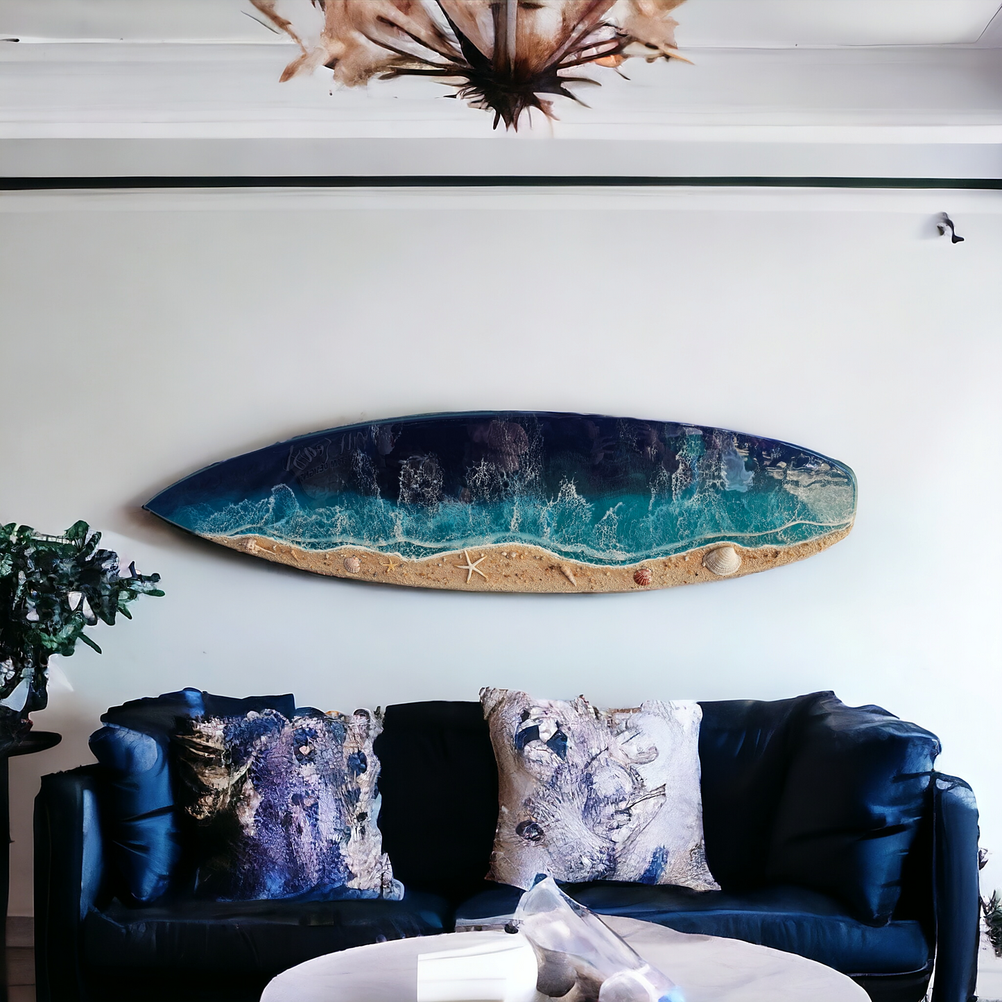 Surfboard Wall Art Coastal Home Decor