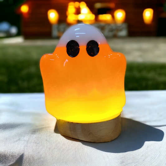 Resin Ghost Night Lights - Home Halloween Art Decor