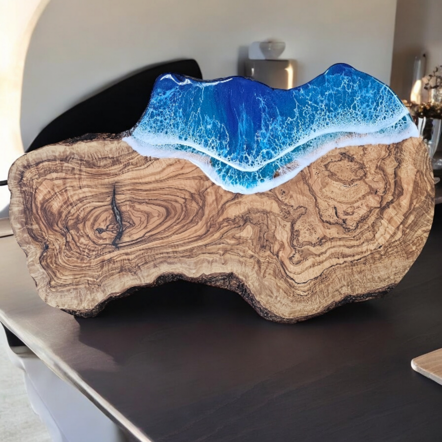 Sarasota Epoxy Art Class - March 11th @ 5:30pm - Olivewood Charcuterie Epoxy Resin Art Class