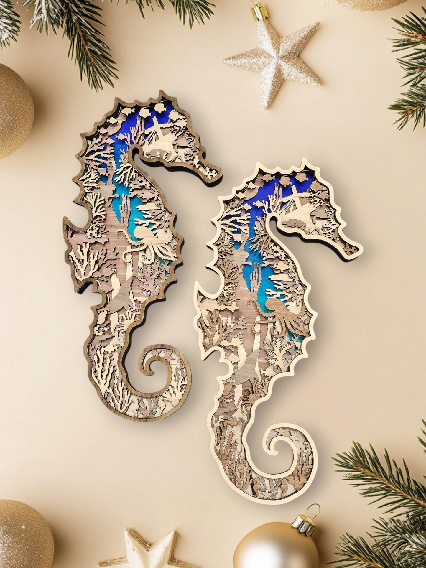 Multi-Layer Seahorse Art Class – Create Your Own Wood Masterpiece - June 24th @ 5:30pm