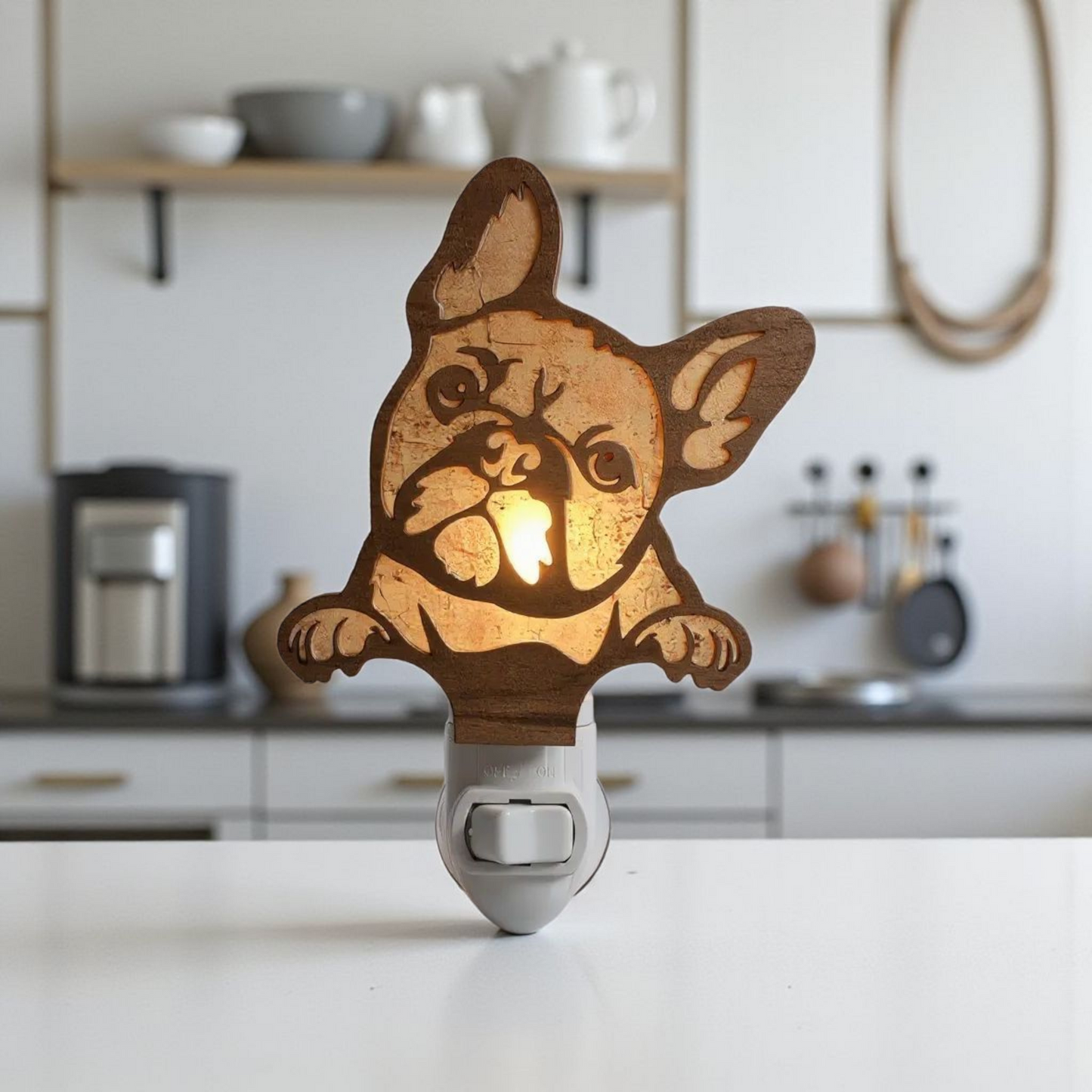 The Frenchie - French Bulldog LED Night Light | Dog Nightlights