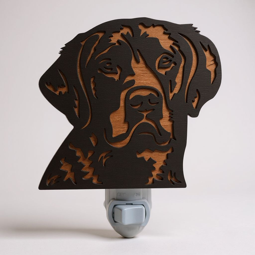 Chesapeake Bay Retriever Wood LED Nightlight – Chessie Night Light