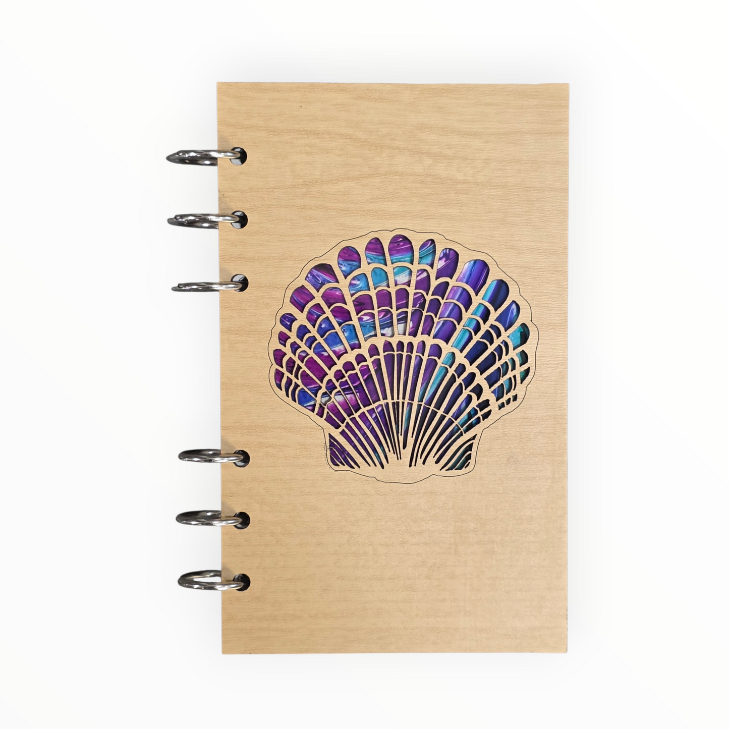 Sea Shell A6 Refillable Notebook Journal