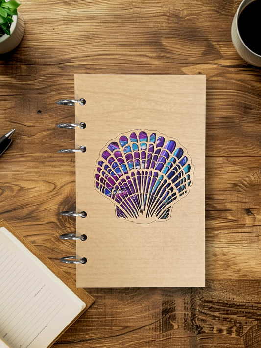 Sea Shell A6 Refillable Notebook Journal