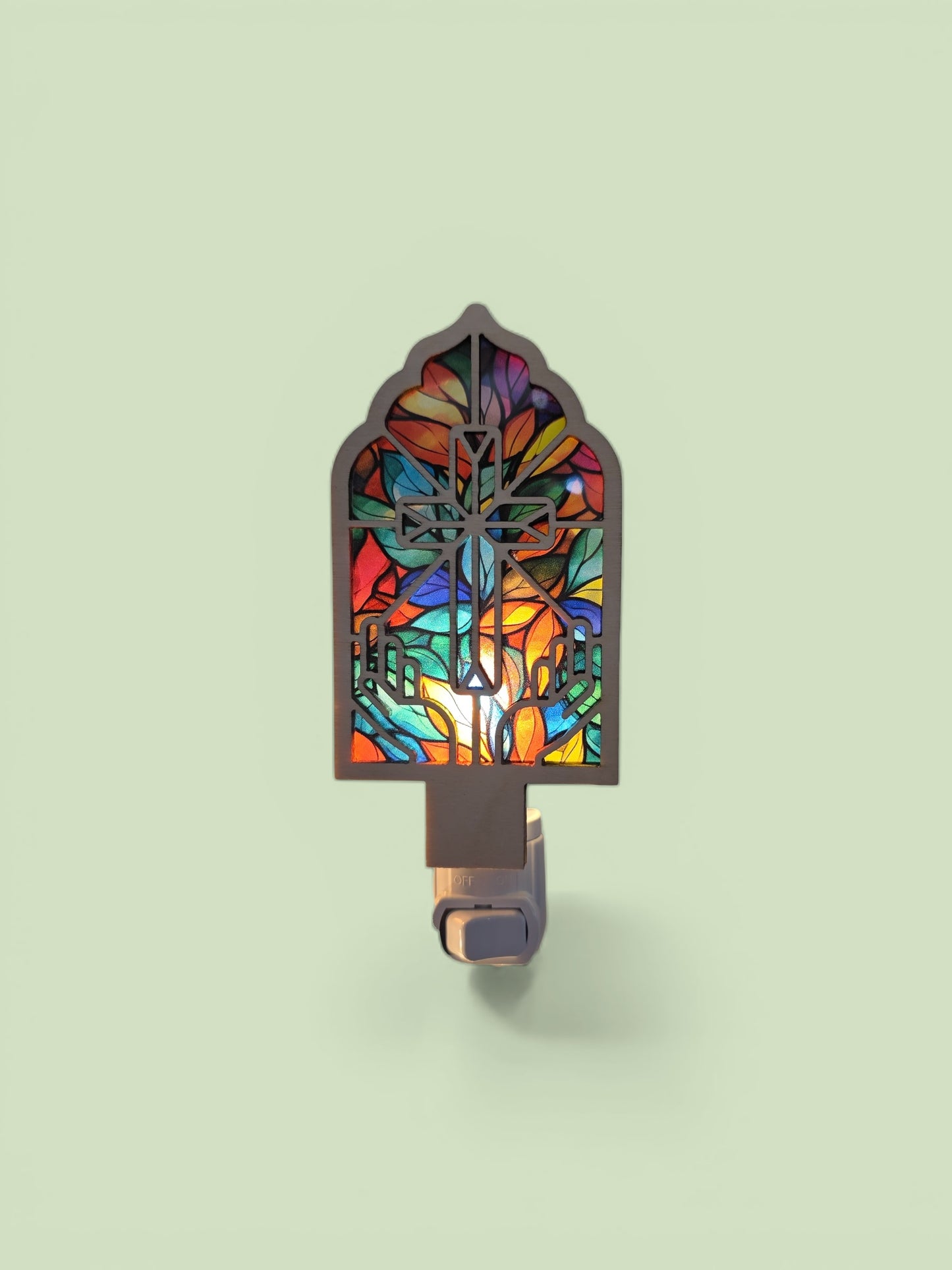 Cross Religious Themed Nightlight Christian Night Light