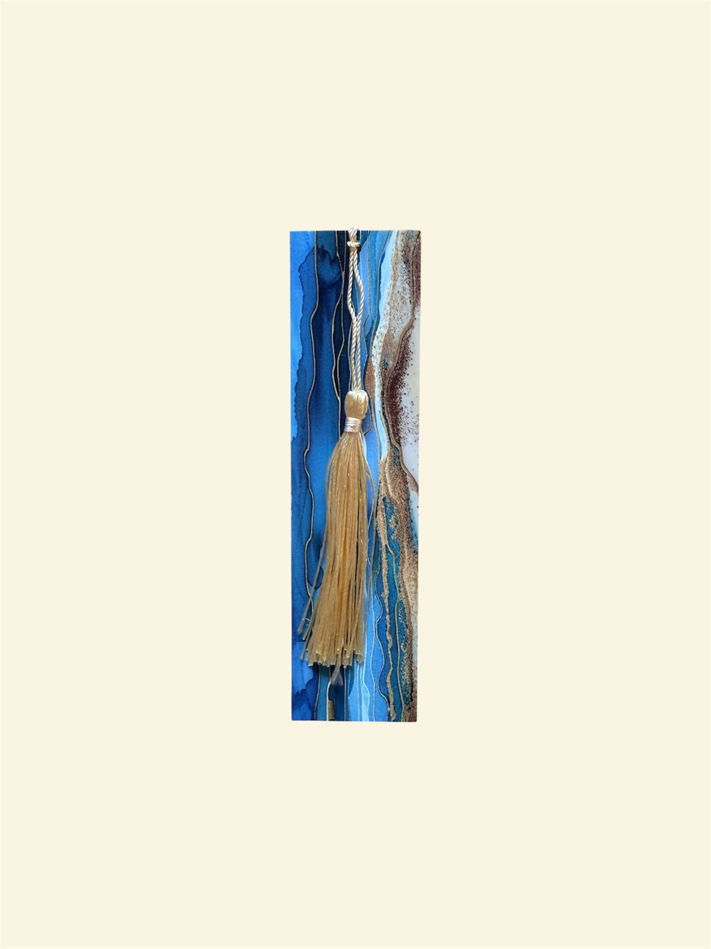 Ocean Sand Stripes Bookmark