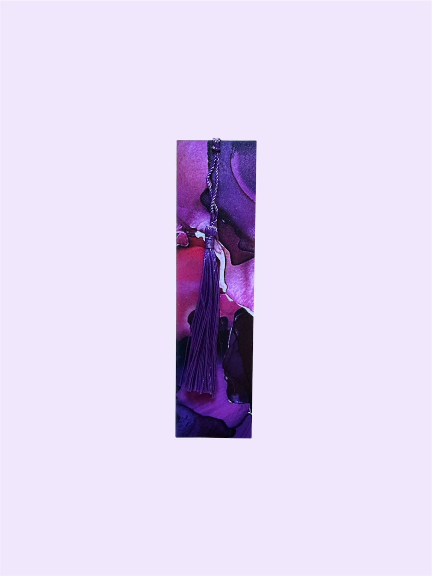 Purple Watercolors Bookmark