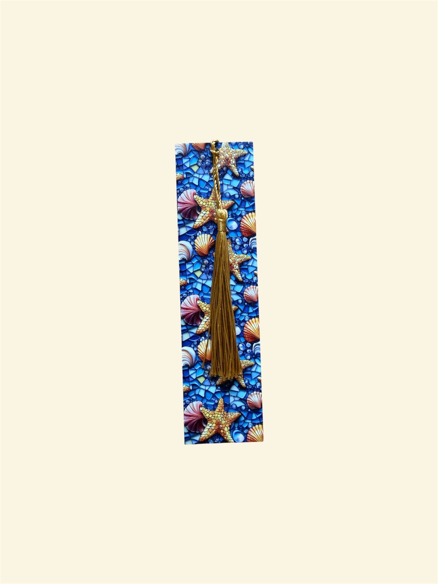 Starfish & Sea Shells Coastal Bookmark
