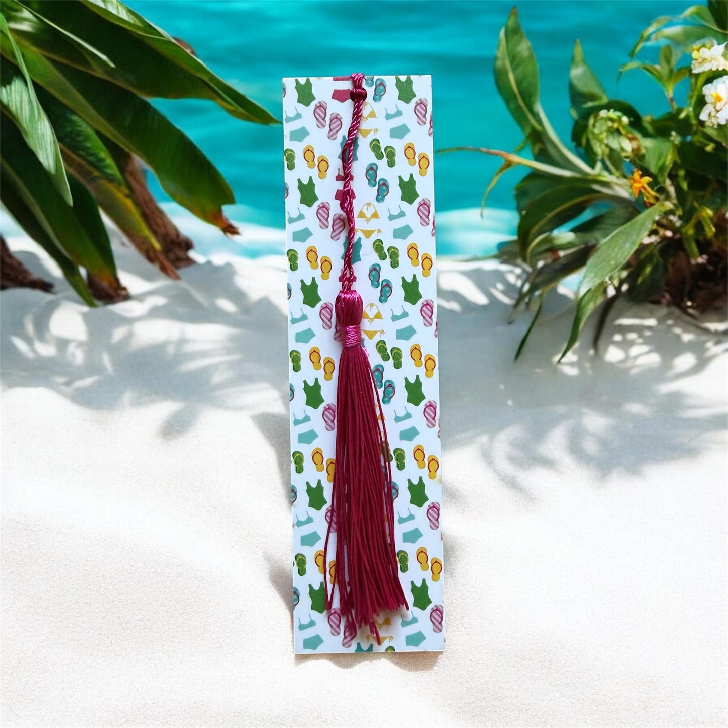 Swimsuits & Flip Flops Coastal Bookmark