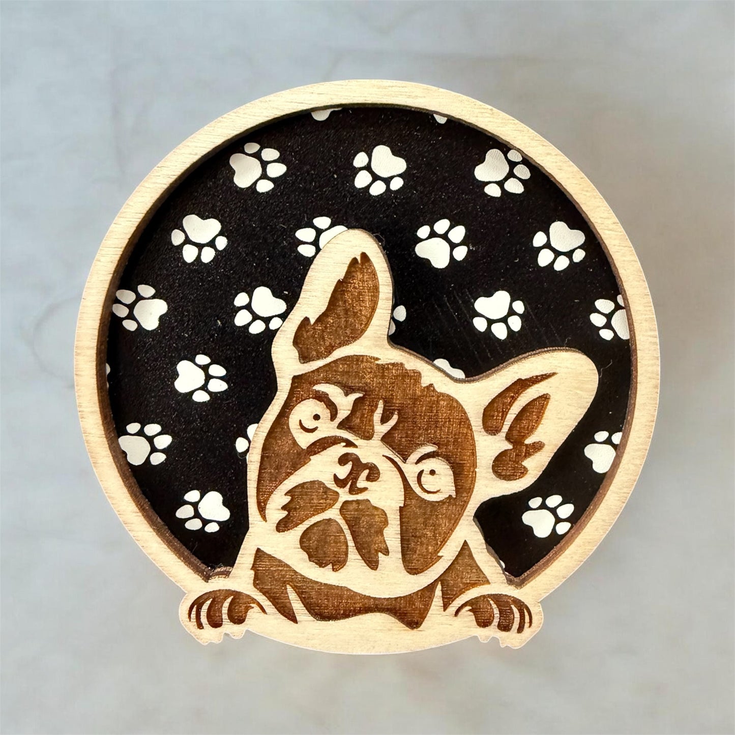Frenchie Multi-layer Dog Magnet (Wholesale)