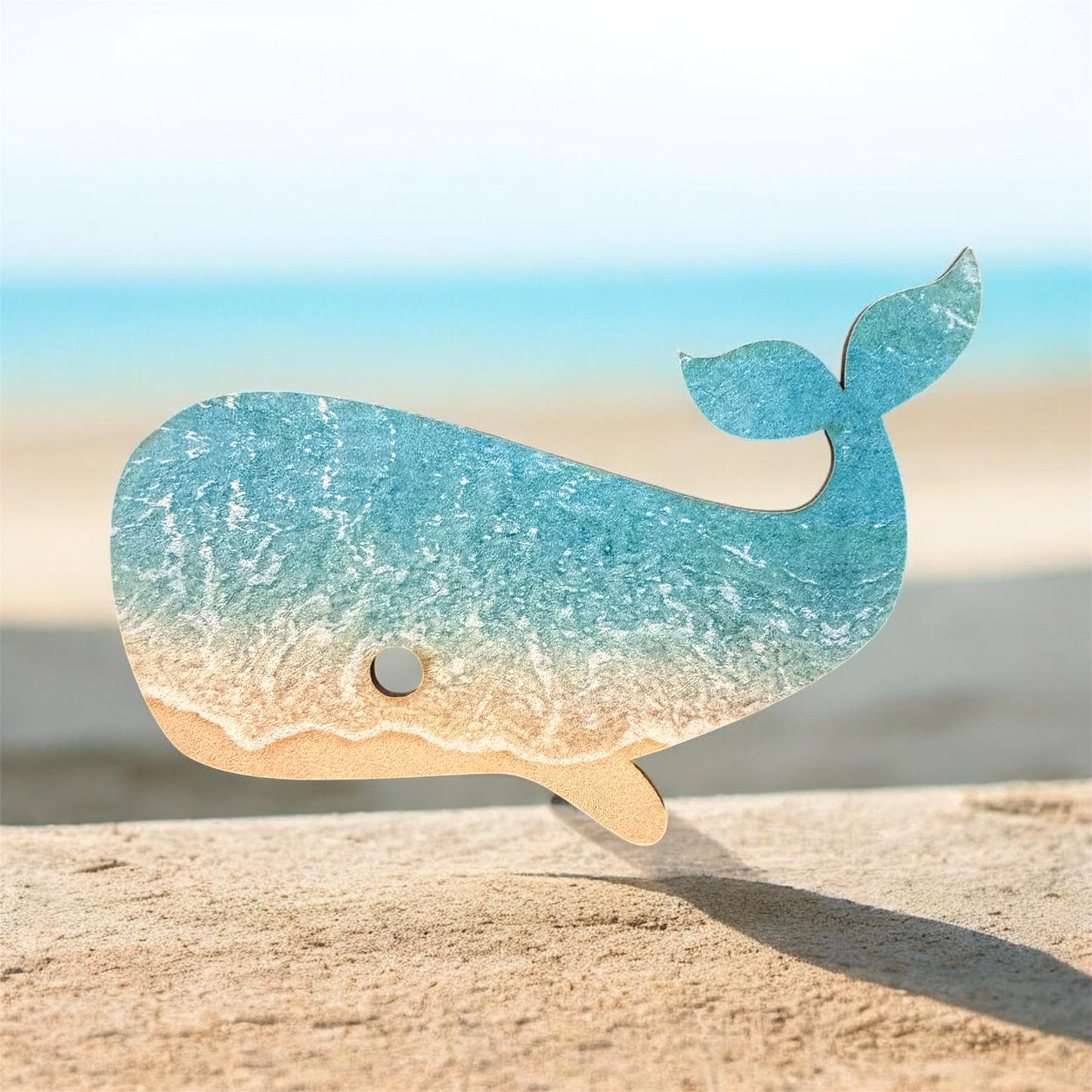 Whale Shaped Coastal Magnet - Name Drop Available (Wholesale)