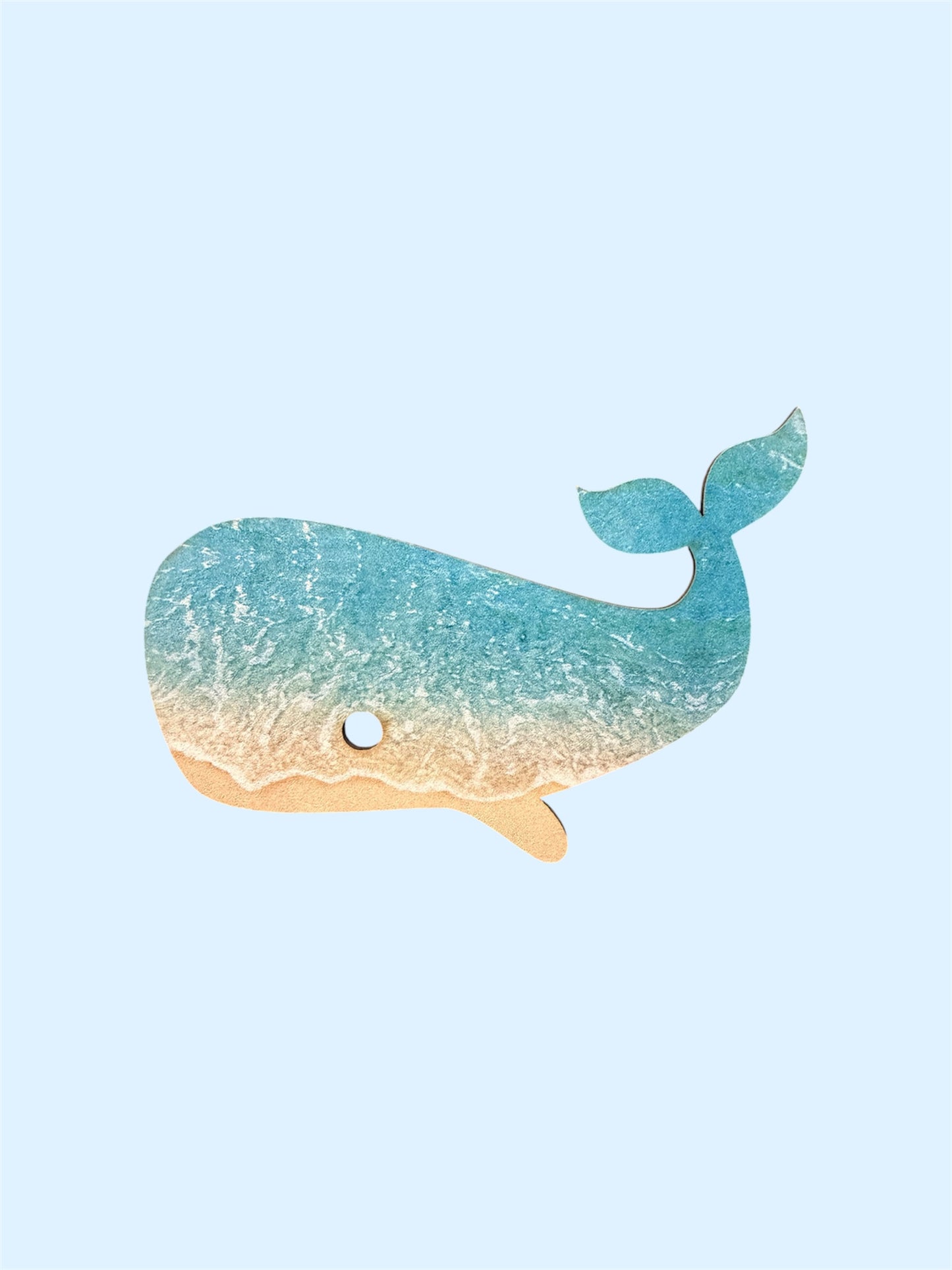 Whale Shaped Coastal Magnet - Name Drop Available (Wholesale)