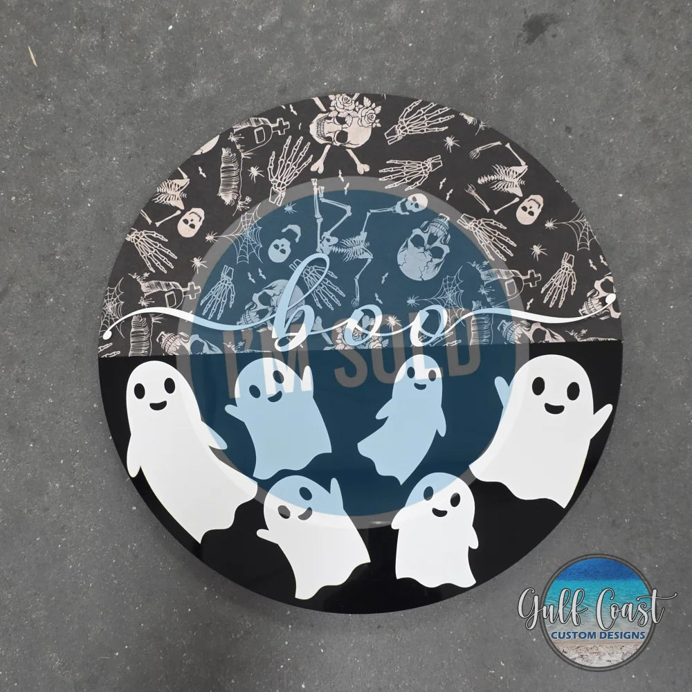 Boo Sign - Halloween Wood Signs