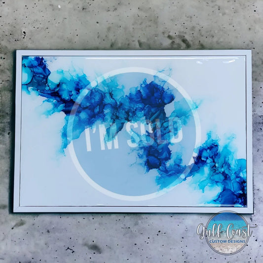 Chasing Waves Alcohol Ink Artwork 13’’ x 19’’