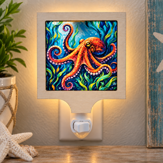 Octopus Coastal Tropical LED Night Light (Wholesale)