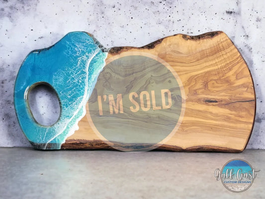 Olivewood Caribbean Sea Charcuterie Kitchen Decor charcuterie