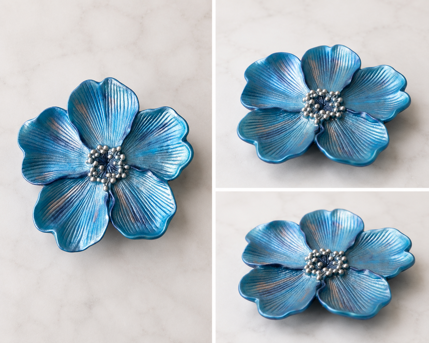 Floral Resin Dish or Floral Wall Art Home Decor (Wholesale)