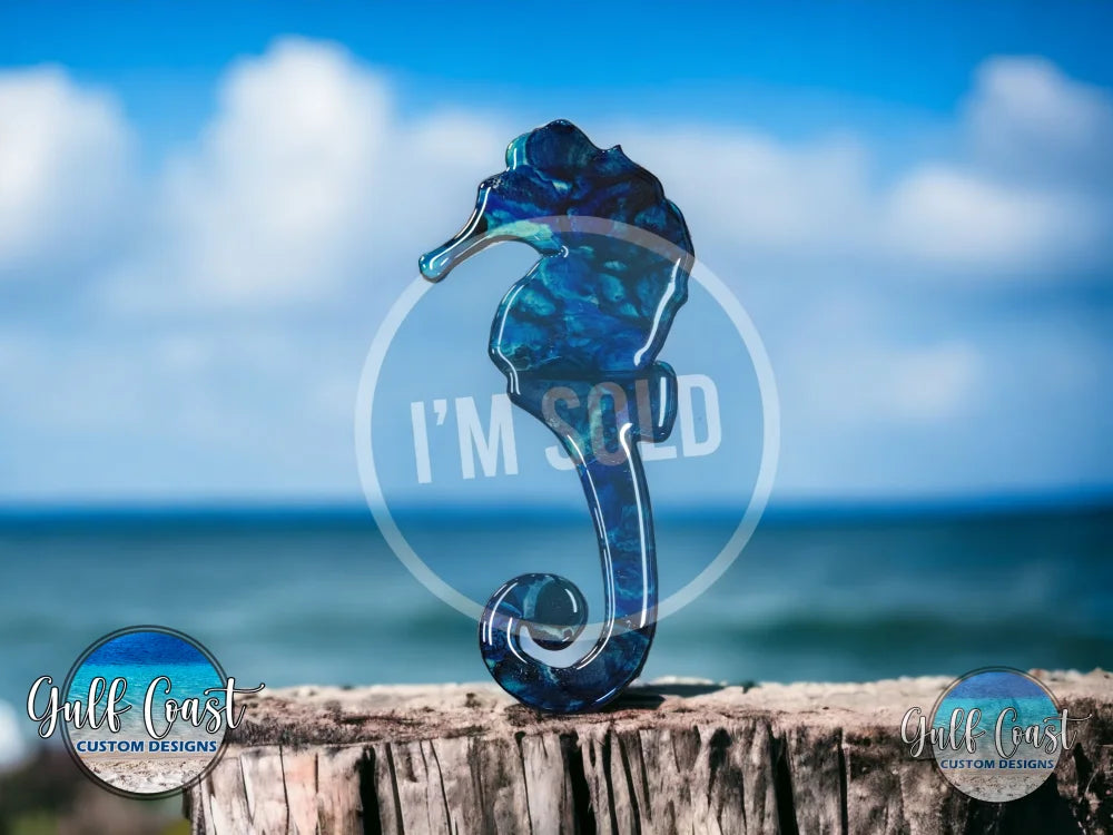 Seahorse Resin Art Kitchen & Home Decor wall art