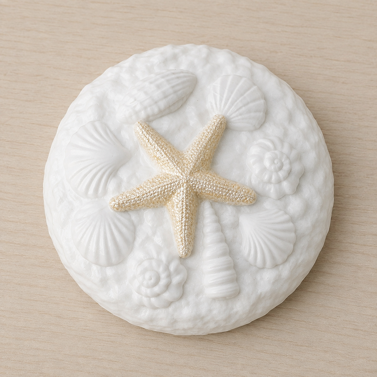 Coastal Icons Starfish Sea Shell Secret Jar - Luxe Collection