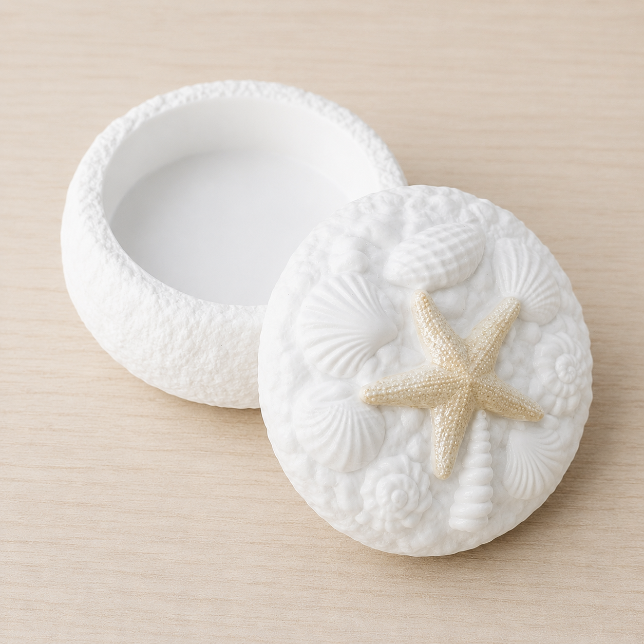 Coastal Icons Starfish Sea Shell Secret Jar - Luxe Collection
