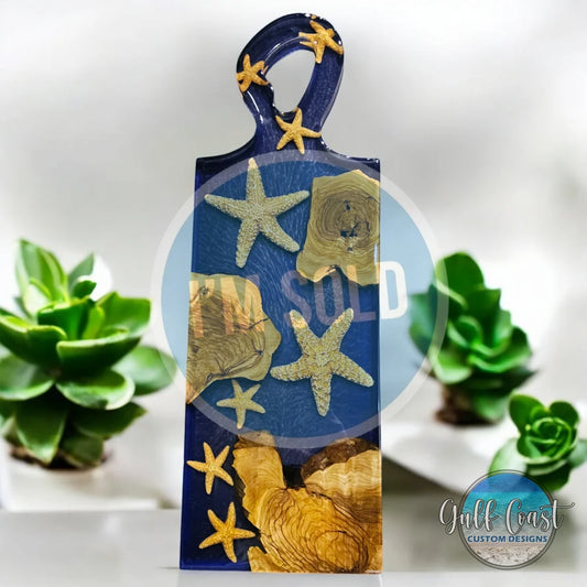 Starfish & Sapphires Charcuterie Serving Tray