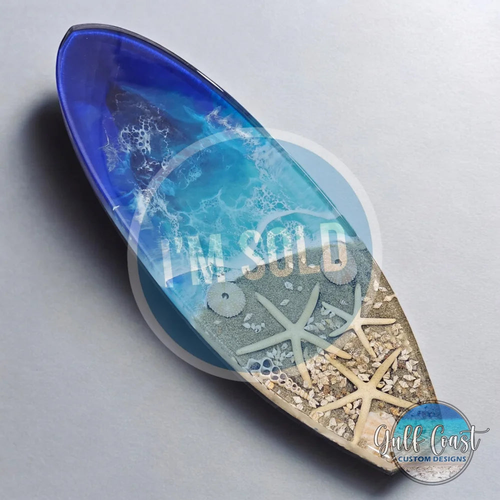 Surfboard Resin Art art