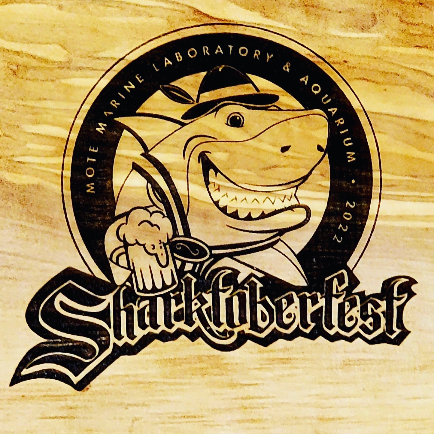 Sharktoberfest Olivewood Charcuterie Board Benefitting Mote Marine - Limited Edition